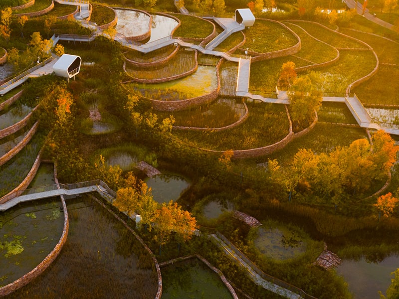 AZ Awards People's Choice 2023: Handan Wastewater Cleansing Terraces by Turenscape