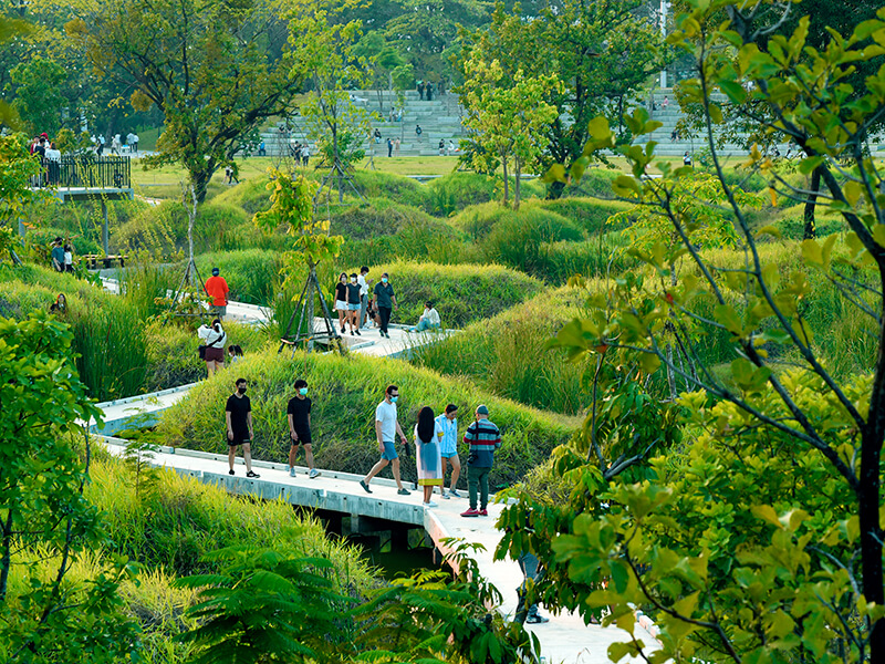 Benjakitti Forest Park by Turenscape
